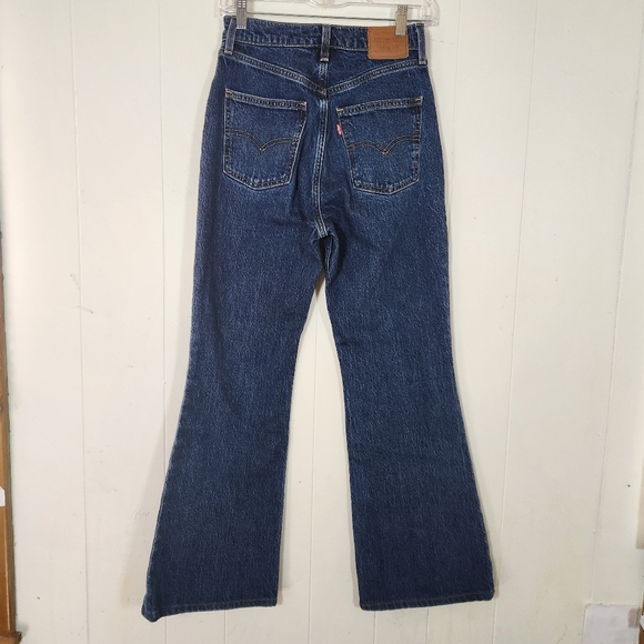 Levi's 70s High Flare Premium Big E Jeans Size 26/2 2021 Release - Picture 3 of 16
